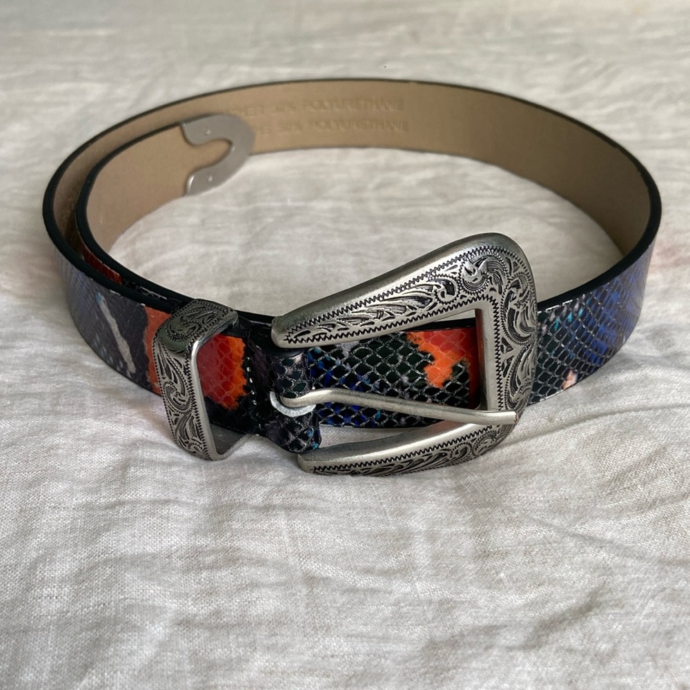 Urban Outfitters multi-color western belt
